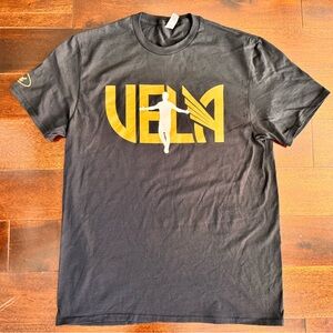 NWOT LAFC Carlos Vela Black Tee with Gold Design (Size Mens Large)
